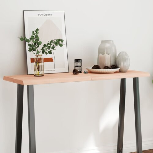 vidaXL Stolna ploča 120x40x(2-4) cm od hrastovine sa živim rubom Cijene
