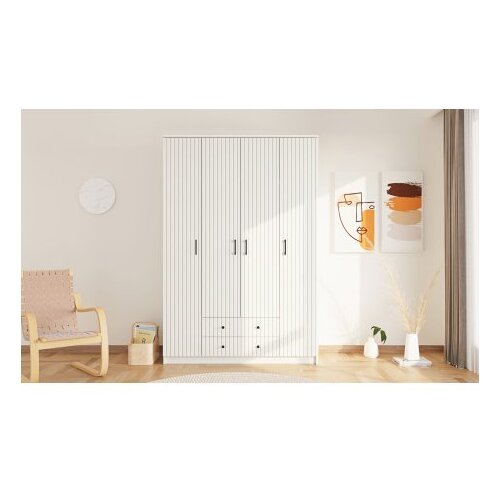 Hanah home Ormar Rb-185-03, 140x210x52 cm, Bijeli Cene