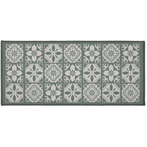 Douceur d int&amp;eacute;rieur Zelena tekstilna kupaonska prostirka 50x120 cm Constantine &amp;ndash; Slike