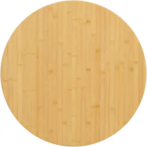 vidaXL Stolna ploča Ø70x2 5 cm od bambusa