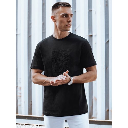 DStreet Men's Black T-Shirt Cene