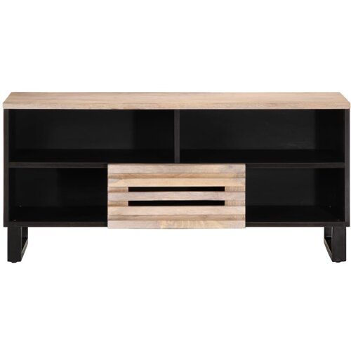 Maison Chic TV omarica - TV stojalo - Televizijska omarica 100x34x46 cm trden mangov les, (21700427) Cene