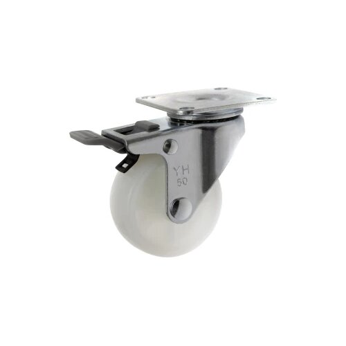 Toolcraft TO-5137875 Okretni kotač Poliamid s bravom 50 mm s montažnom pločom Slike