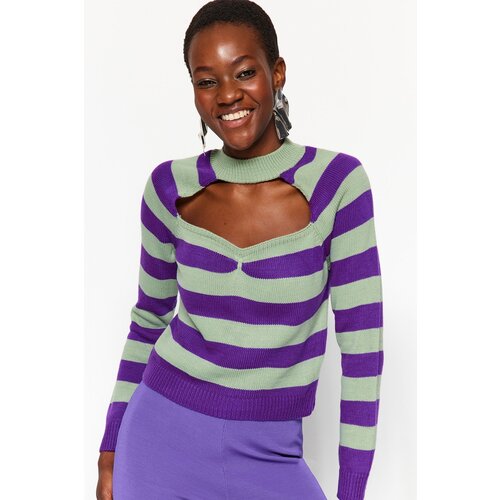 Trendyol Sweater - Purple - Fitted Cijene