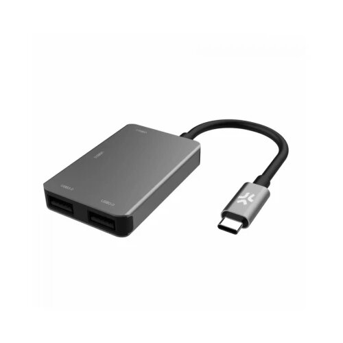 Celly USB-C Hub 4xUSB-A port siva Cene