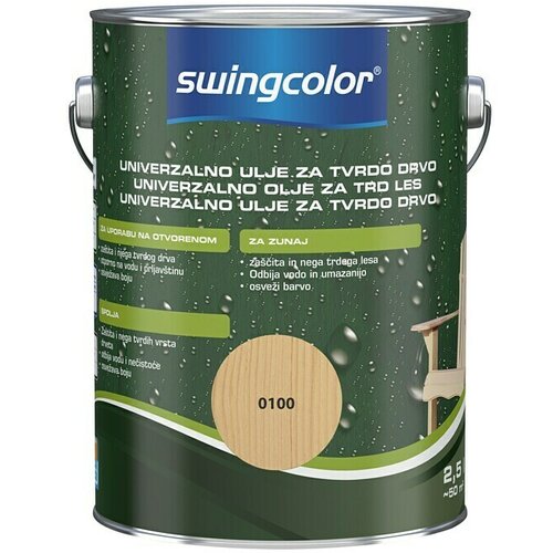 SWINGCOLOR Univerzalno olje za les (svilnato mat, 2,5 l) Slike