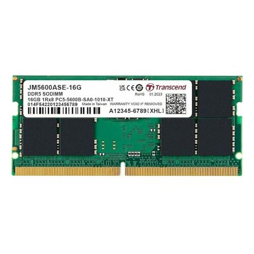 Transcend sodimm DDR5, 16GB, 5600MT/s (JM5600ASE-16G) Slike