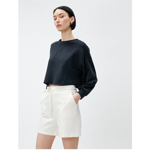 Koton Crop Sweatshirt Modal Blend Slike