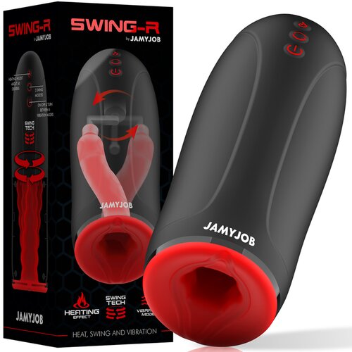 JamyJob Swing-R Heating Effect, Swing Tech & Vibration Masturbator Cene