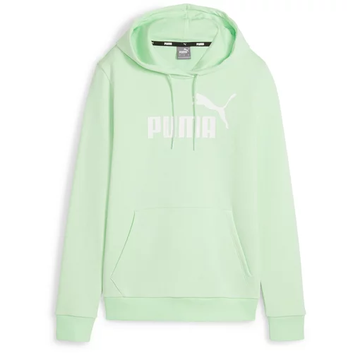 Puma Sportska sweater majica 'Essential' menta / bijela