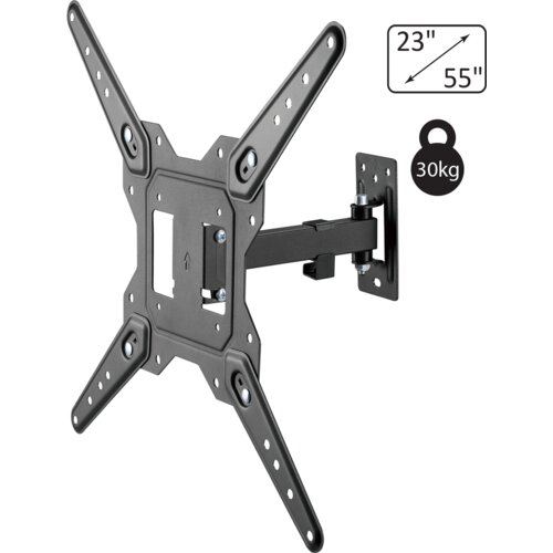 Home Nosač za TV prijemnike 23"- 55", 30 kg, zidni, full motion - LCDH 321 Cijene