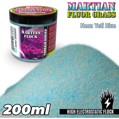 Green Stuff World Martian Fluor Grass Neon Yeti Blue | Fluorescentna trava Neon Yeti plava 200ml Cene