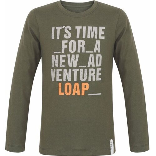 LOAP Boys T-shirt BINUS Green/White/Yellow Slike