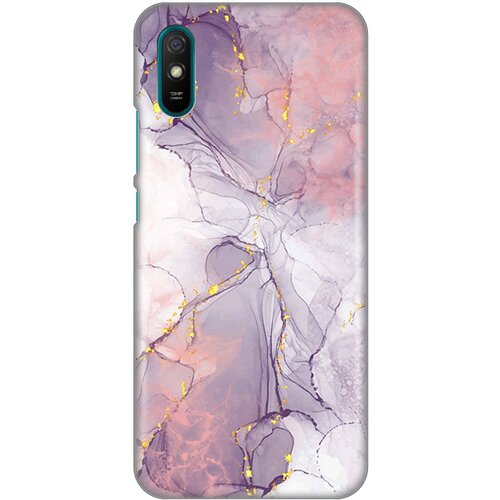 Silikonska maska za Xiaomi Redmi 9A Pink Marble Print šarena Slike