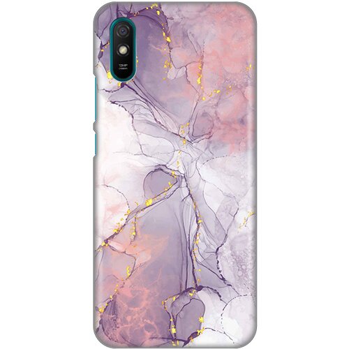 silikonska maska za Xiaomi Redmi 9A Pink Marble Print šarena Slike