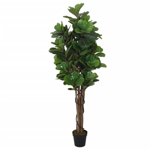  Umjetno stablo lirastog fikusa 96 listova 80 cm zeleno Slike