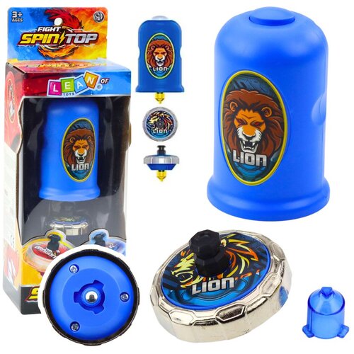  Leteći Disk Lion Spinner Launcher Set Plavi Slike
