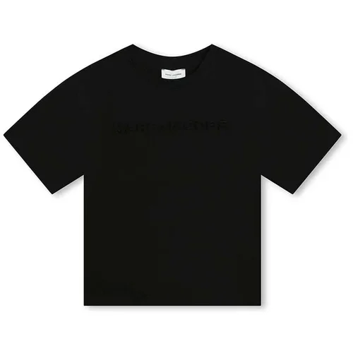 Marc Jacobs Dječja pamučna majica kratkih rukava boja: crna, s tiskom