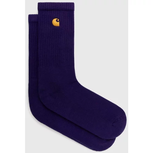 Carhartt WIP Čarape Chase Socks za muškarce, boja: ljubičasta, I029421.1YVXX