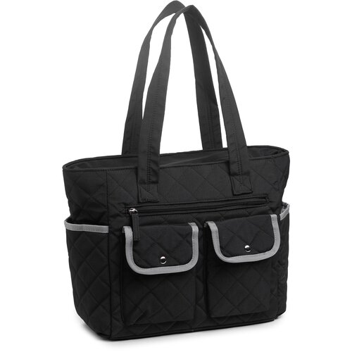 INF Ženska torbica z več žepi za potovanja in vsakodnevno uporabo Black, (21835813) Cene