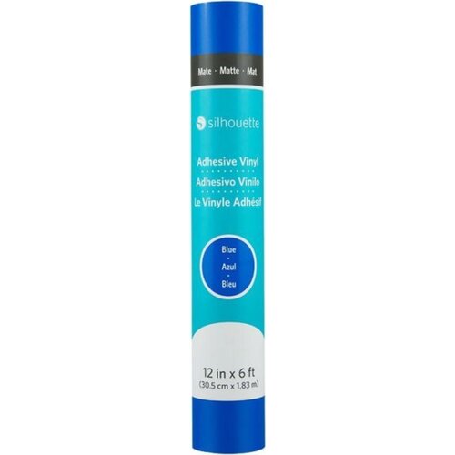 Matte Removable Vinyl - 30,5 cm x 1,8 m - Blue Slike