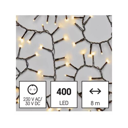 Emos LED božična veriga &amp;ndash; jež, 8 m, zunanja in notranja, topla bela, časovnik D4BW02 Slike