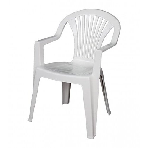 ARETA Stolica LIDO 58x57x81cm PVC bijela Slike