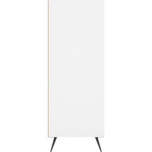  Regal za knjige bijeli 69,5 x 32,5 x 90 cm konstruirano drvo Slike