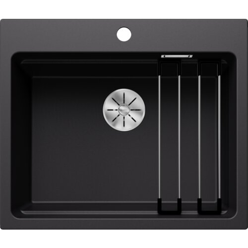 Blanco sudoper ETAGON 6 InFino SILGRANIT pribor inox nosači, bez dalj. upr. - CRNA Cijene