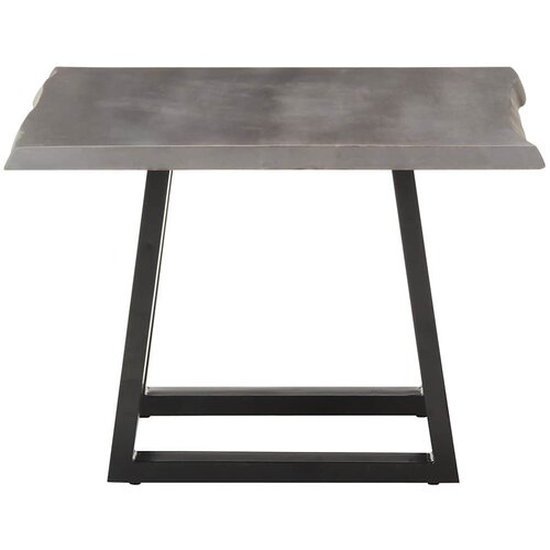  Stolić za kavu sa živim rubovima 60x60x40 cm od bagremovog drva Slike