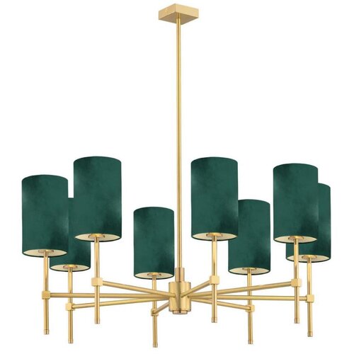  Argon 5055 - Luster na šipci ABRUZZO 8xE14/7W/230V mesing/zelena Cene