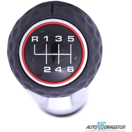 888 Car Accessories volkswagen golf 7 ručica menjača 6 brzina sa crvenim krugom YCGK086-6 Cene