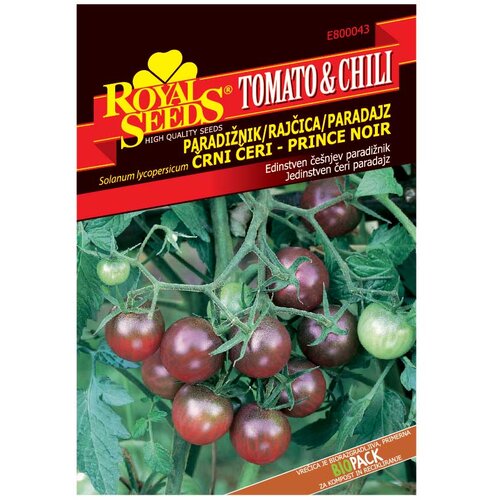 ROYAL SEEDS Sjeme povrća TOMATO&CHILI LINE 43 RAJČICA ČRN CHERRY Cijene
