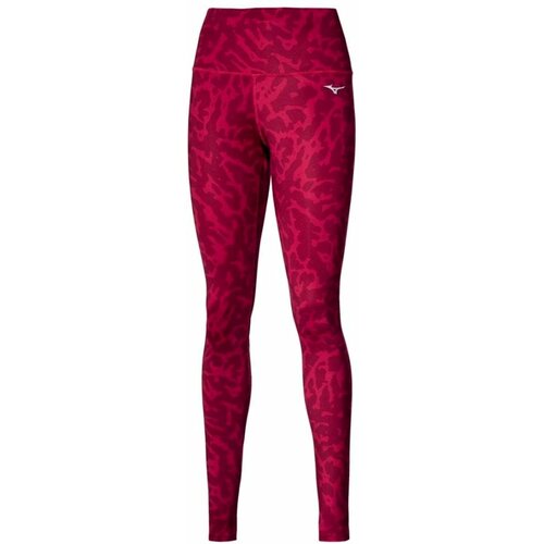 Mizuno Women&amp;#039;s Printed Tight /Persian Red Trousers Slike