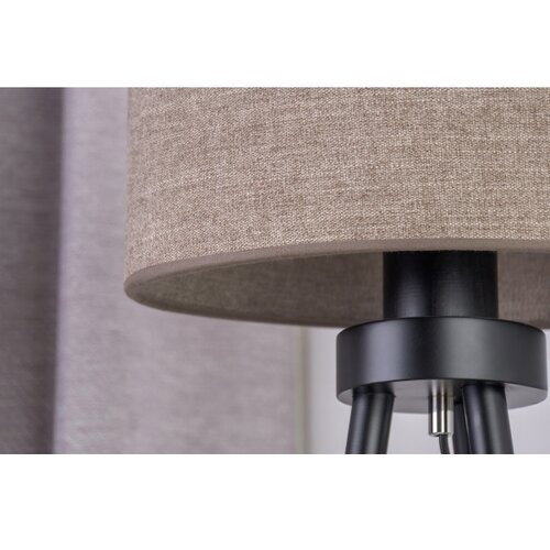  Duolla - Stona lampa OVAL 1xE27/15W/230V, prečnik 30 cm, braon Slike
