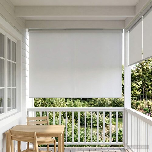  Roleta za&scaron;tita od UV zračenja Bijela 160 x 230 cm Poliester Cijene