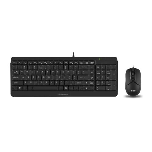 A4Tech F1512S fstyler usb yu crna tastatura + usb crni miš Cene