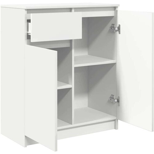 VidaXL Komoda s ladicama bijela 71x35x84 cm konstruirano drvo Slike