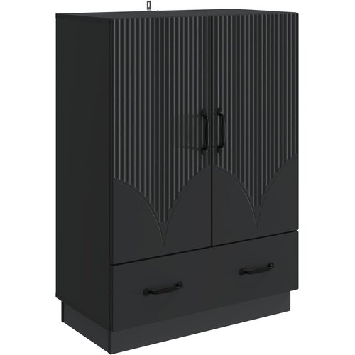 Kreveta s ladicama Crna 66 x 34,5 x 92 cm Konstruirano drvo Slike