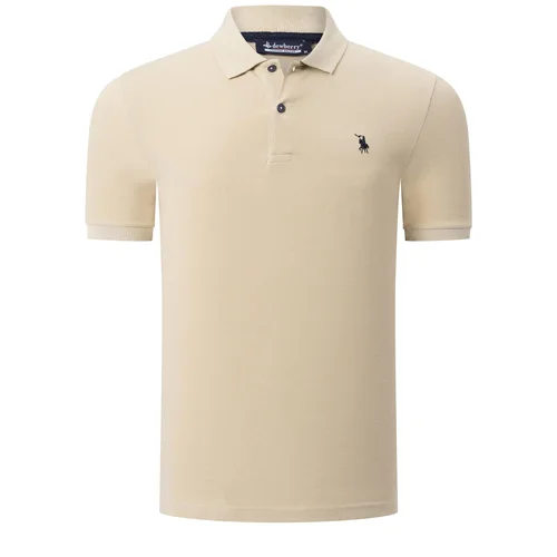 Dewberry T8561 MENS TSHIRT-STRAIGHT BEIGE