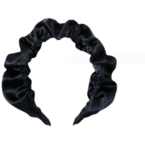 INF Plisirana svila, trak za lase, pentlja za lase Black, (21543985) Cene