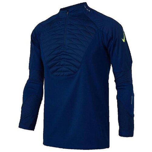 Nike Majice z dolgimi rokavi Strike Therma-Fit Modra Slike