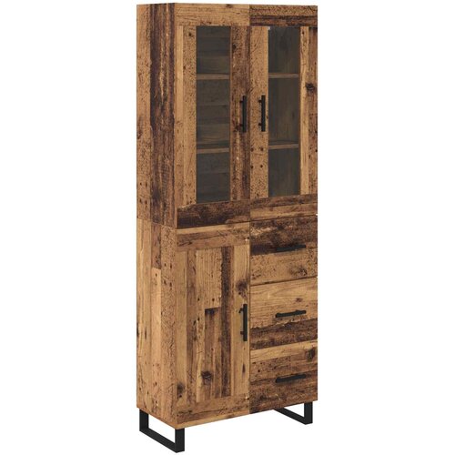  Highboard 2 kom. Staro drvo 69,5 x 34 x 180 cm Slike