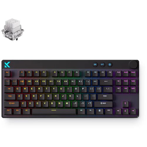 MCHOSE Mix 87 Hall Efect Magnetic Switch Gaming Keyboard, Black, 80%, MC-Mix87-9 /HR znakovi/ Cijene