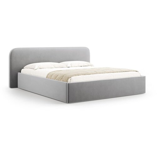 Micadoni Svijetlo sivi tapecirani bračni krevet s prostorom za odlaganje s podnicom 180x200 cm Elizabeth &amp;ndash; Slike