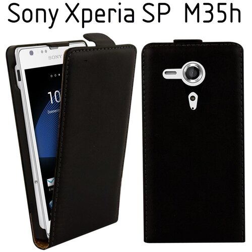 Preklopni etui / ovitek / zaščita za Sony Xperia SP M35h - črni Cene