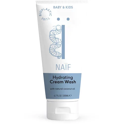 Naif Baby & Kids Hydrating Cream Wash hidratantna krema za tuširanje za djecu od rođenja 200 ml