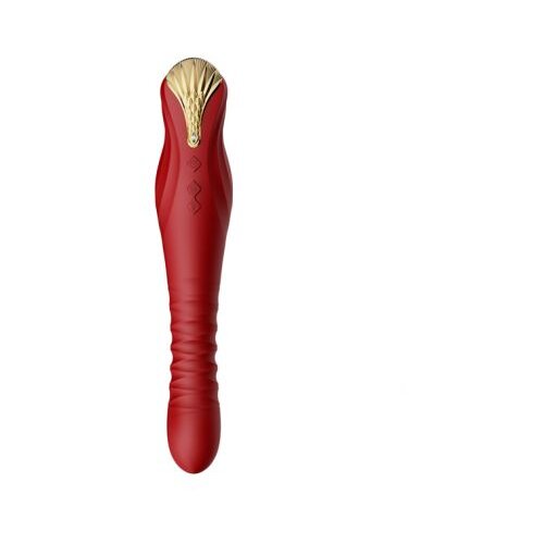 Zalo King Vibrating Thruster Wine Red Slike