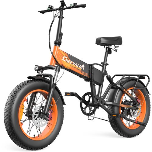 Cheevalry CF1000-1 Zložljivo električno kolo, 48 V 20 Ah, 20-palčna debela pnevmatika, črna, (5000234318) Slike