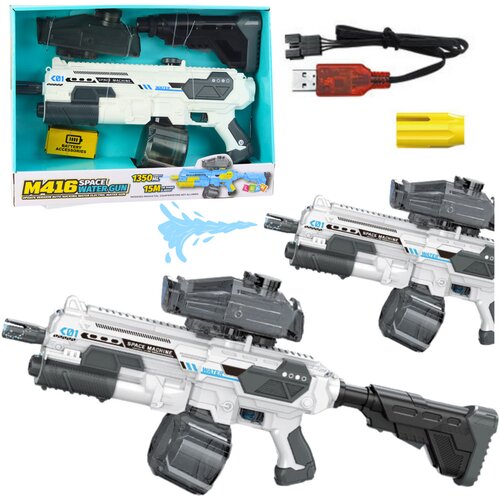 Lean Toys Električna vodna pištola M16 Rifle Space Gun 1350 ml Cene